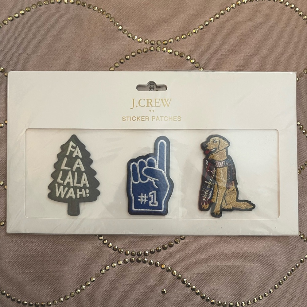 Jcrew factory sticker patches
